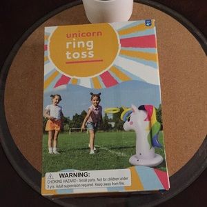 unicorn rings toss size 25.5in X 19.5in X 38.5in